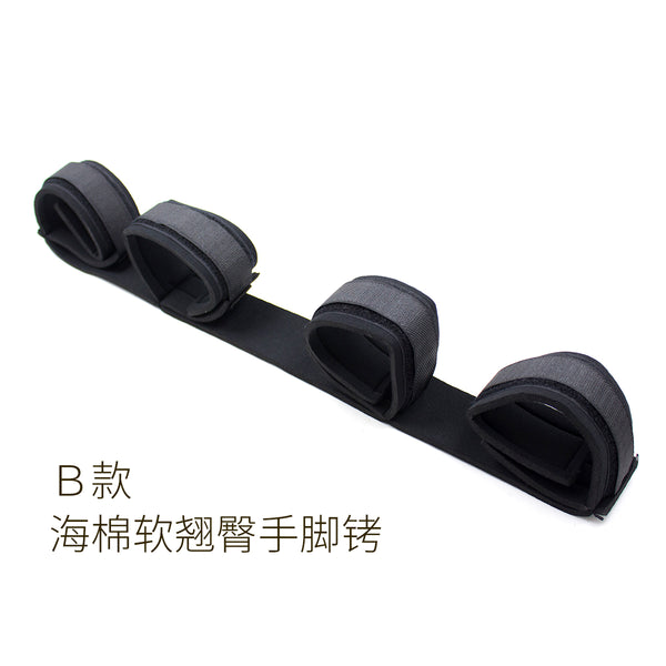 ネオプレン製ソフトスプレッダーバー拘束具