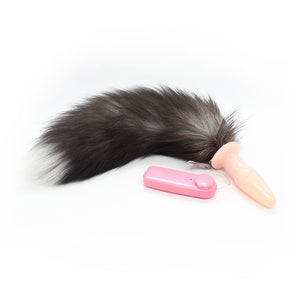 Fox Tail With Vibrating Plug