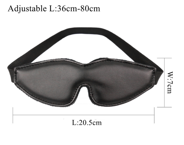 BDSM Blindfold Sex PVC Eye Mask for Adult Sex Games