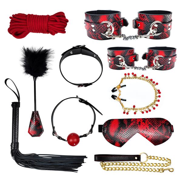 10pcs BDSM Bondage Kits