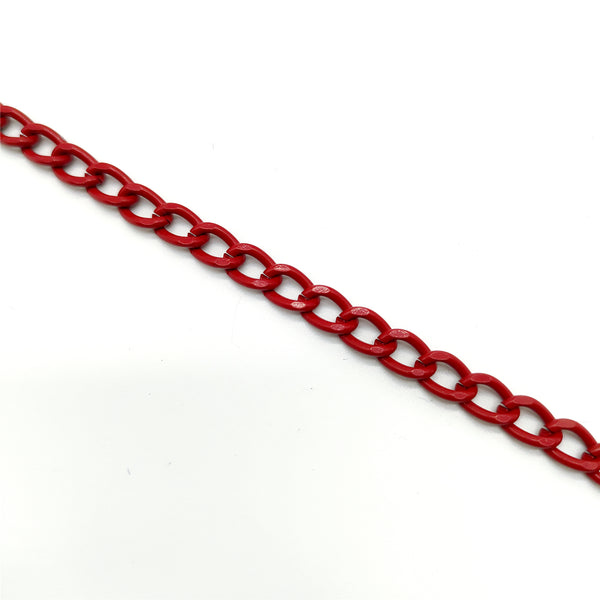 Pinces à tétons avec chaîne rouge