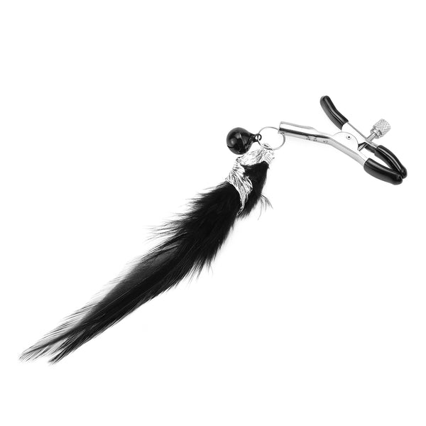 Pinces à tétons en plumes, accessoires sexuels