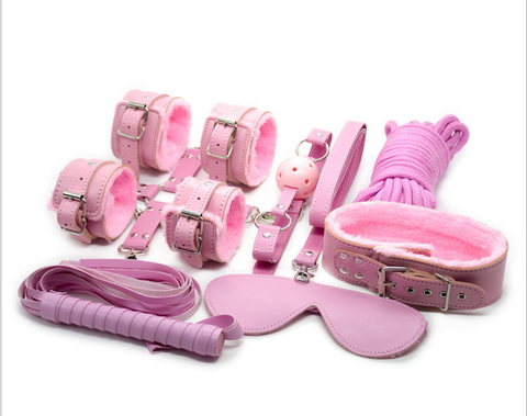 8 Pcs Bondage Kit For BDSM Games