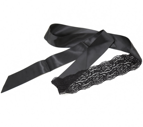 Black Lace Blindfold BDSM Flirting Toys Sex Eye Mask