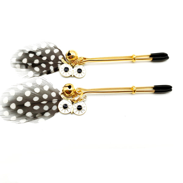 Pinces à tétons avec cloche pour le plaisir sexuel