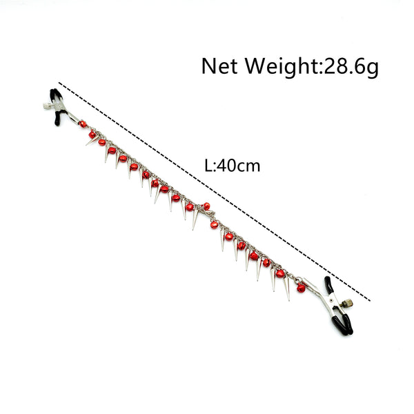 Pinces à tétons avec clochettes pour le plaisir sexuel