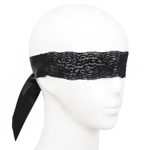 Black Lace Blindfold BDSM Flirting Toys Sex Eye Mask