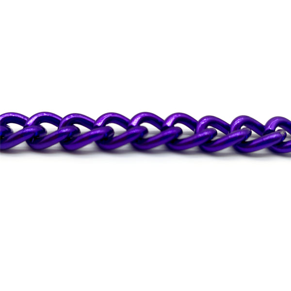 Pinces à tétons avec chaîne violette pour jeux sexuels en couple