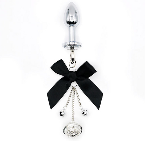 Metal Butt Plug with Bells for Sex Pleasure