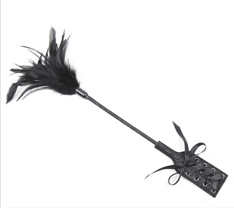 Two Head Tickler Feather Flirting BDSM Spanking Paddle