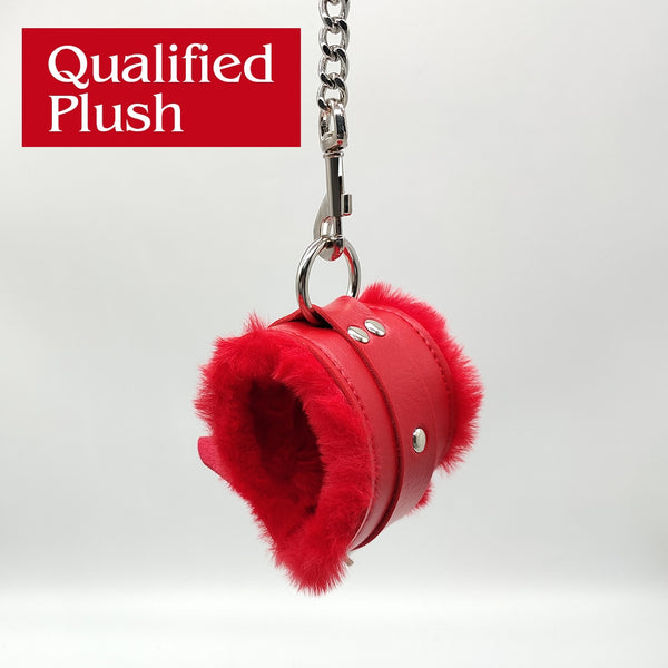 Menottes en peluche pour les yeux bandés et les chevilles pour esclave BDSM 