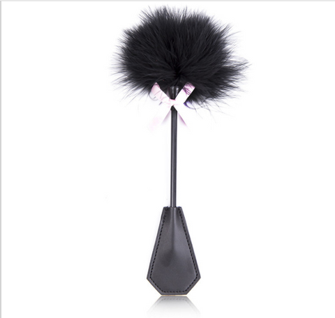 BDSM Spanking Paddle  With Feather Whip