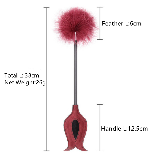 Soft Feather Stick BDSM Bondage Spanking Paddle