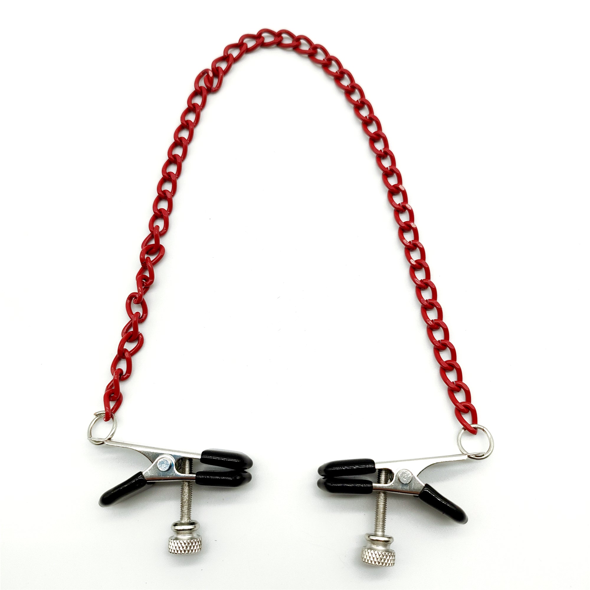 Pinces à tétons avec chaîne pour jeux sexuels