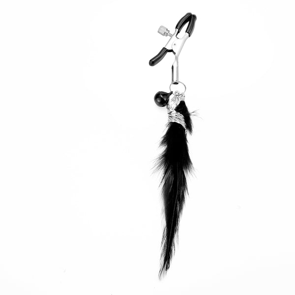 Pinces à tétons en plumes, accessoires sexuels