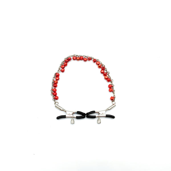 Pinces à tétons avec clochettes pour jeux sexuels