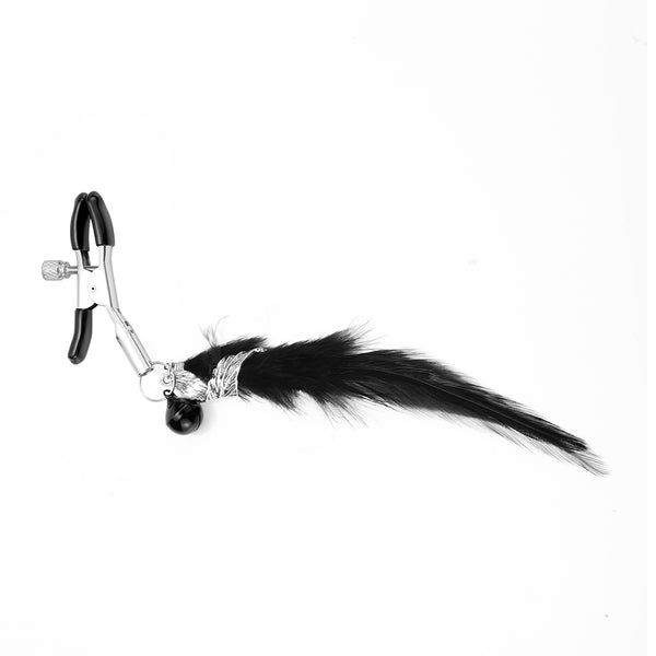 Pinces à tétons en plumes, accessoires sexuels