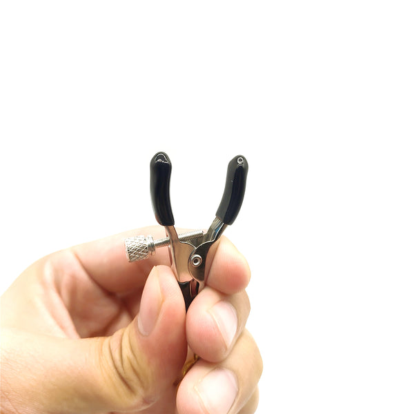 Pinces à tétons avec chaîne pour jeu BDSM