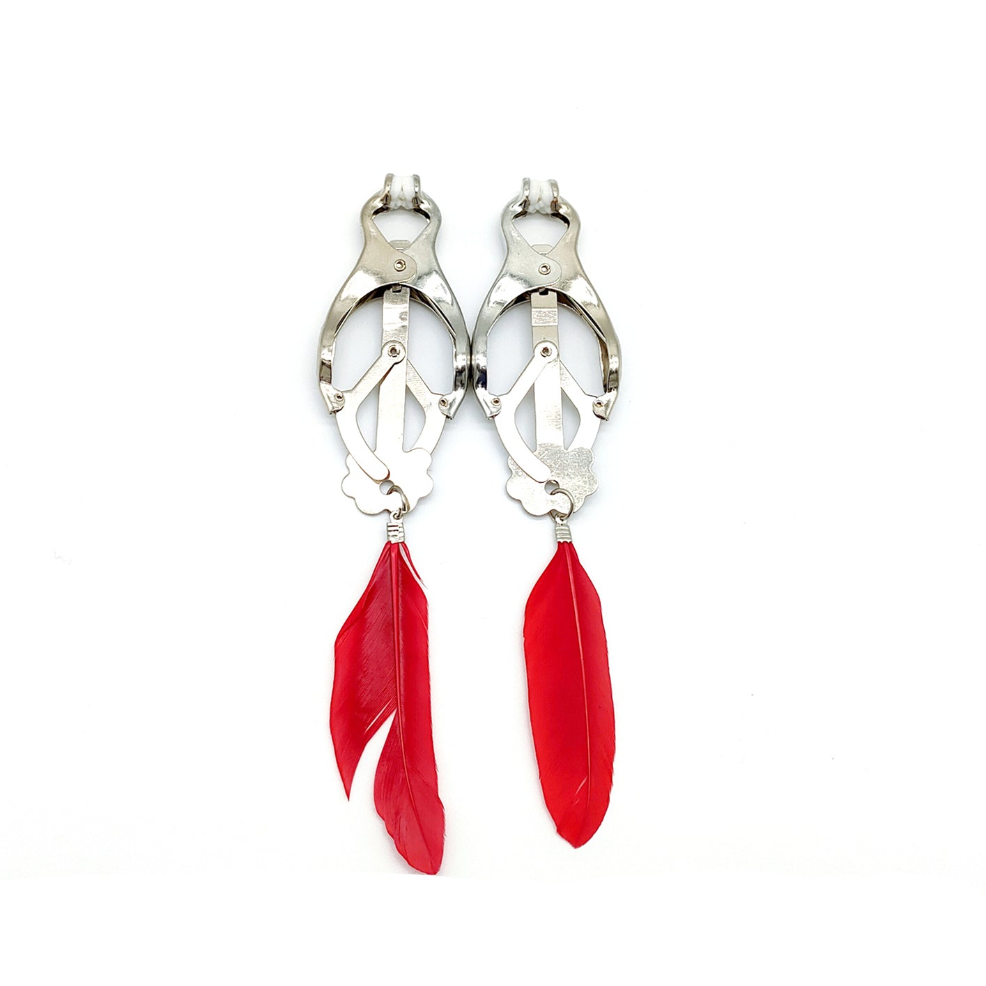 Pinces à tétons, accessoires sexuels, pinces à seins en plumes