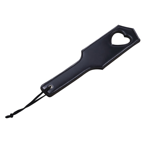 Black Leather Spanking Paddle For Adult Games