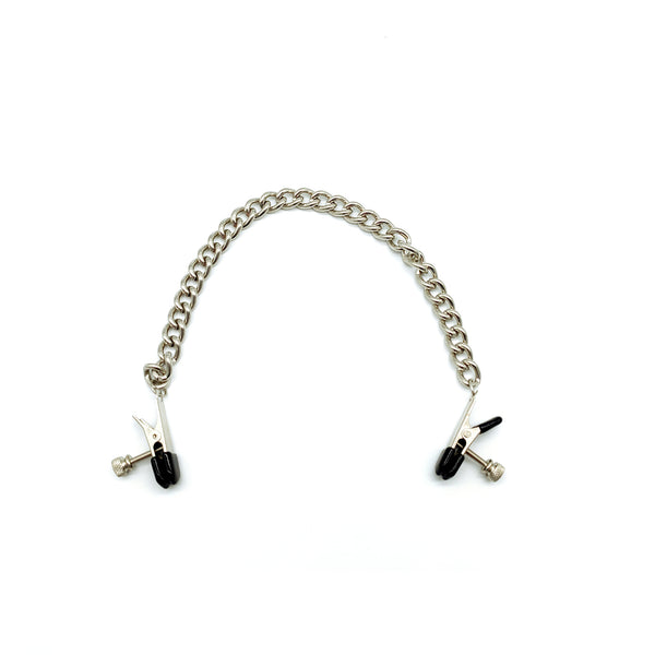 Pinces à tétons avec chaîne BDSM