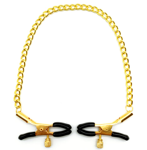 Nipple Clamps with Chain BDSM Bondage Breasts Clip