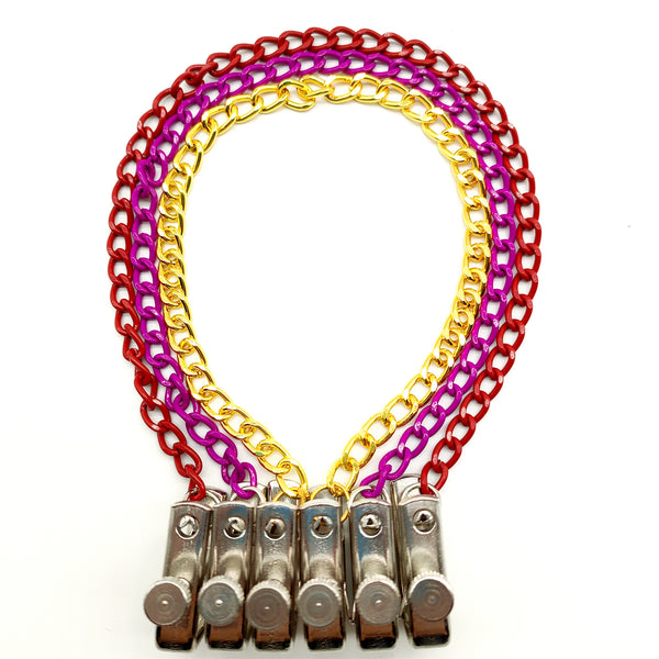 Pinces à tétons avec chaîne 