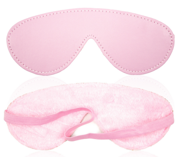 Leather Furry Blindfold BDSM Sex Toys