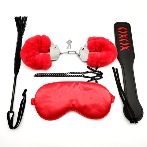 5Pcs BDSM Set Restraints Kit Sex Toys for Women