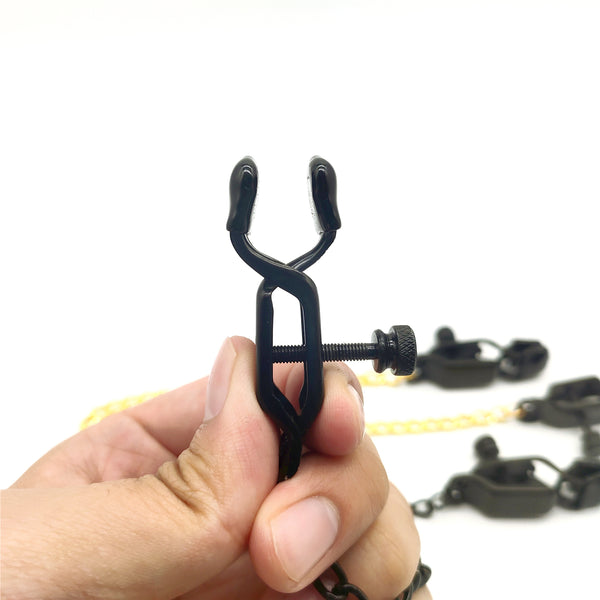 Pinces à tétons avec poids, équipement de bondage BDSM