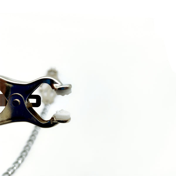 BDSMニップルクローバークランプ（チェーン付き）