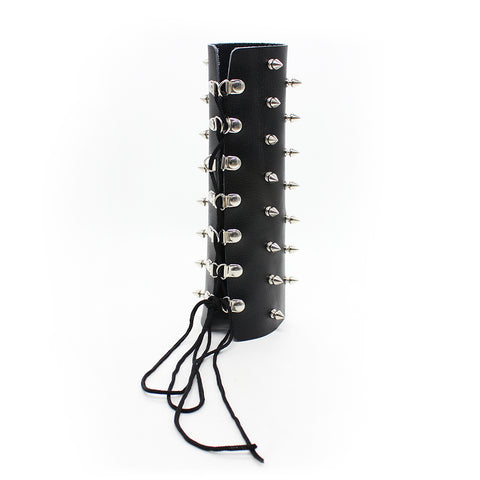 Leather Studded Gloves
