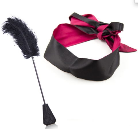 Blindfold and Whip Tickling Flirting Sex Toys