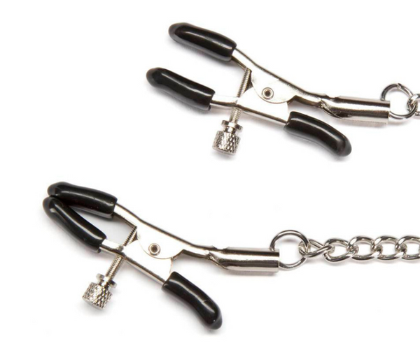 Pinces à tétons avec clips pour clitoris