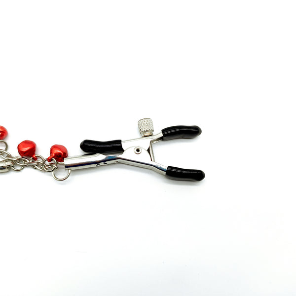 Pinces à tétons avec clochettes pour le plaisir sexuel