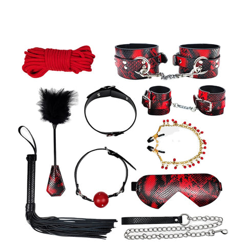 10pcs BDSM Bondage Kits