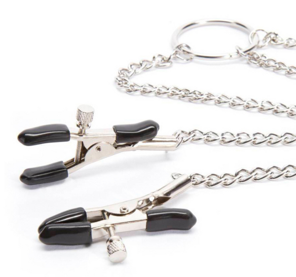 Pinces à tétons avec clips pour clitoris