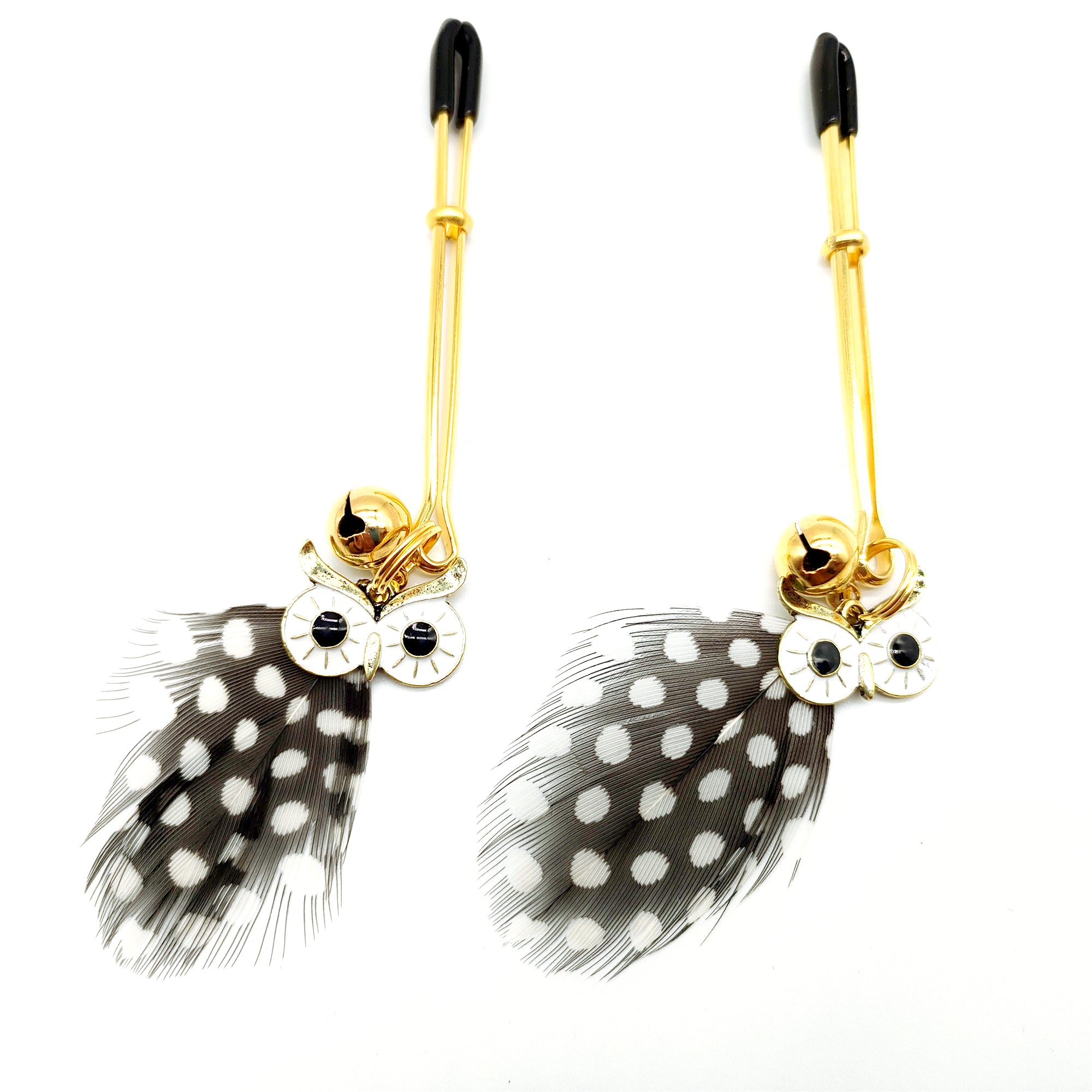 Pinces à tétons avec cloche pour le plaisir sexuel