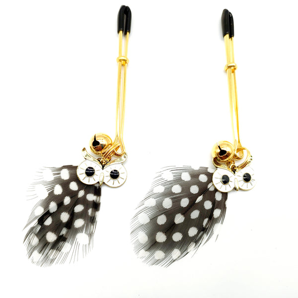 Pinces à tétons avec cloche pour le plaisir sexuel