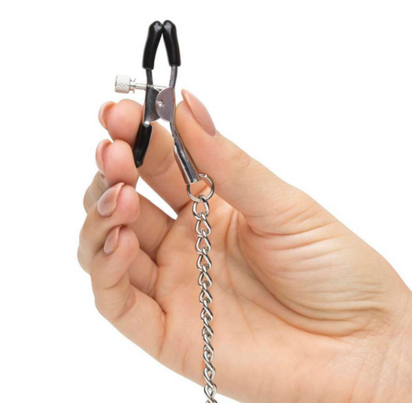 Pinces à tétons avec clips pour clitoris