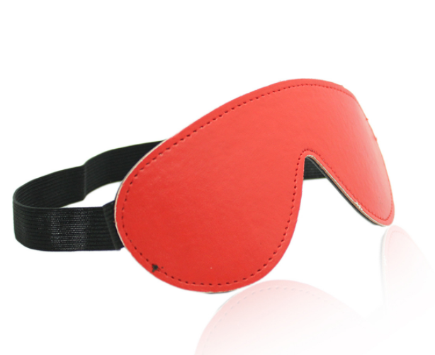 Leather Furry Blindfold BDSM Sex Toys