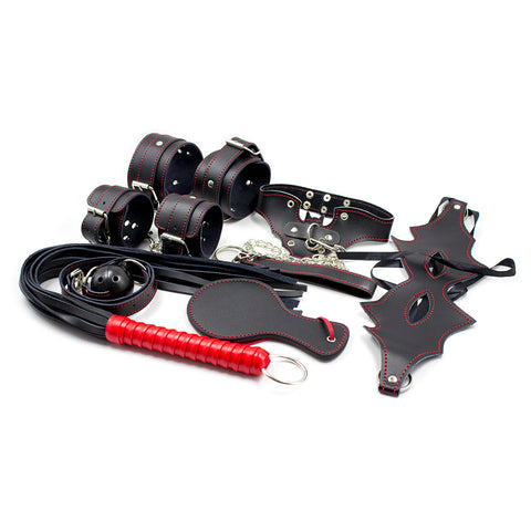 7 PCs Adult BDSM Sex Toys Bondage Kit Restraints Suit