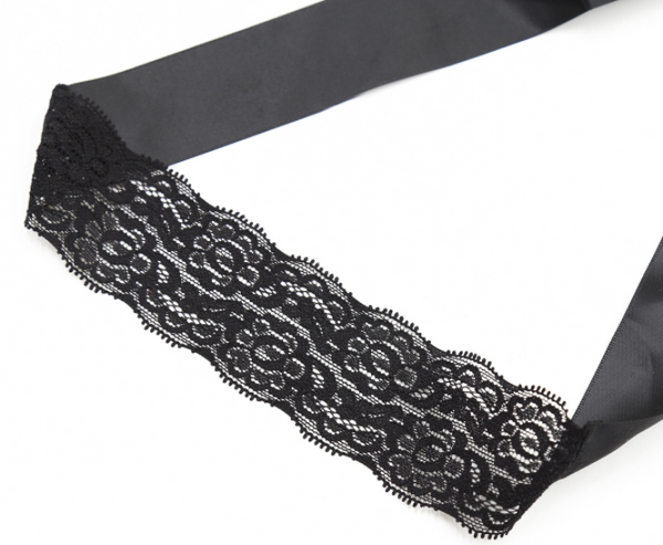 Black Lace Blindfold BDSM Flirting Toys Sex Eye Mask
