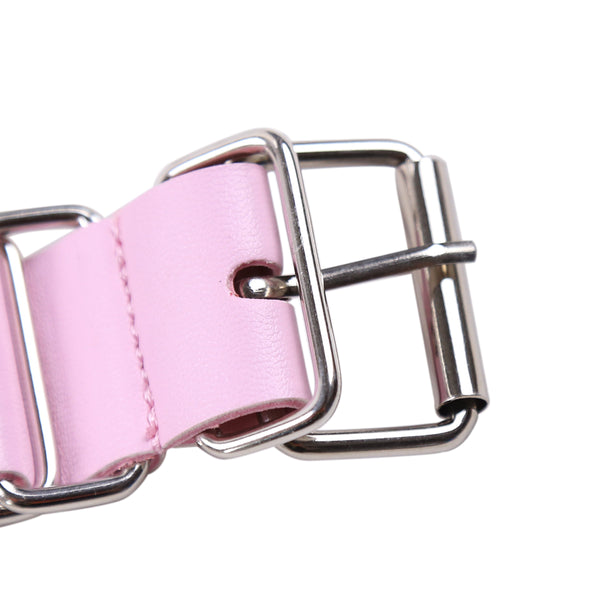 Menottes de cheville en PU avec accessoires de chaîne