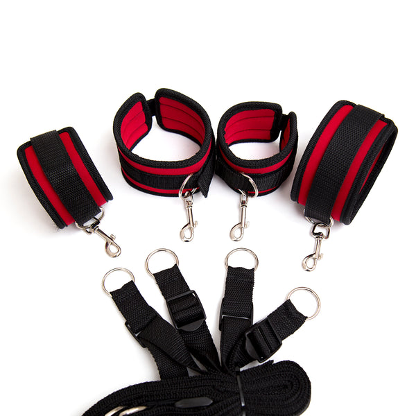 Nylon Binding Bed Bondage Restraints Kit