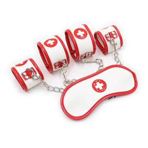 3pcs PU Bondage Set