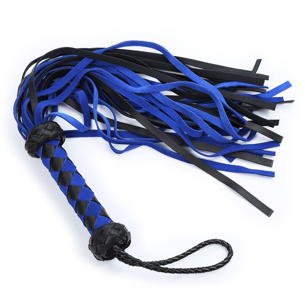 Flogger en cuir de 70 cm pour jeux SM pour adultes