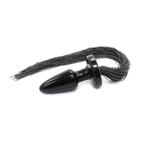 Silicone Fox Tail With TPR Plug