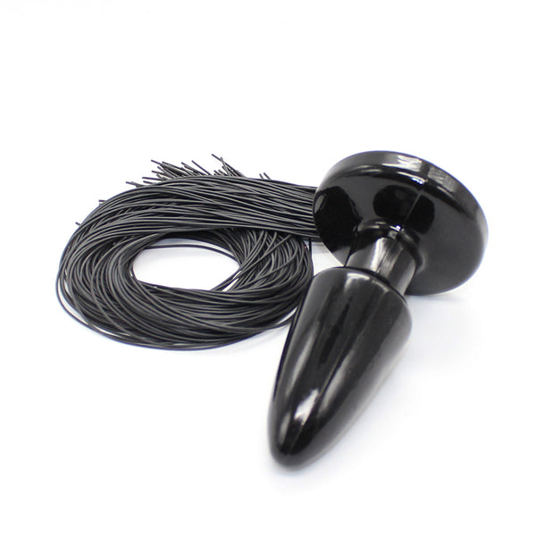 Silicone Fox Tail With TPR Plug