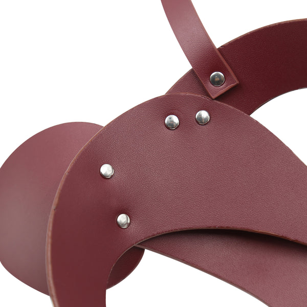 Eye Mask Leather BDSM Toy
